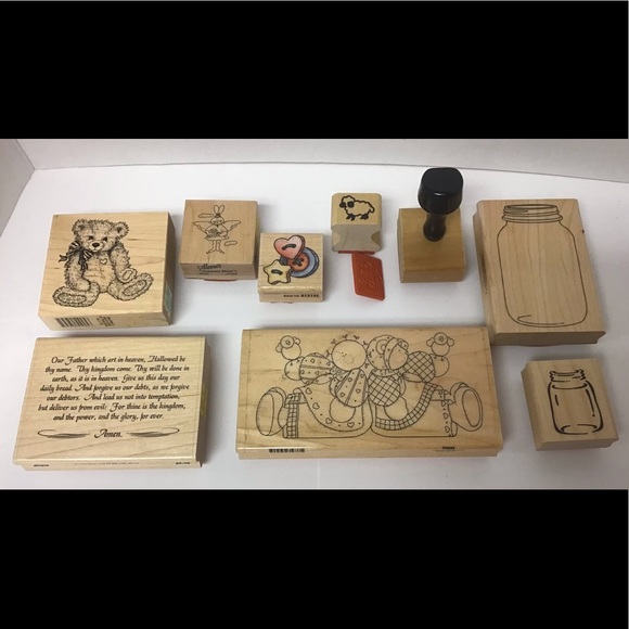 Other - Set of (10) Rubber Stamps